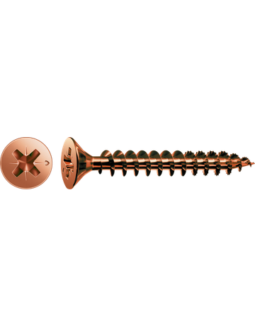 Universalschraube Senkkopf 3x12mm,Vollgw,Kreuzschlitz Z1,Brüniert - SPAX